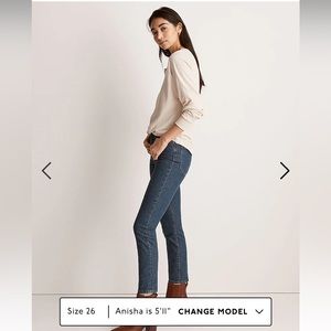 NWT Madewell Perfect Vintage Jeans Haight Wash